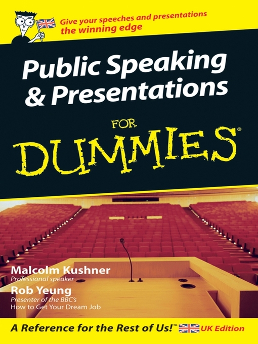 Malcolm Kushner创作的Public Speaking and Presentations for Dummies作品的详细信息 - 可供借阅